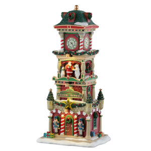 LEMAX THE VILLAGE SQUARE CLOCK TOWERB/O (4.5V)