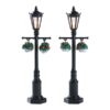 LEMAX OLD ENGLISH LAMP POST,SET OF 2, B/O (4.5V)