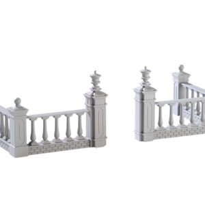 LEMAX PLAZA FENCE,SET OF 4