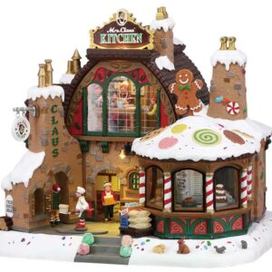 LEMAX MRS. CLAUS' KITCHEN,INCL. ADAPTOR 74254, 550 mA (WHITE)