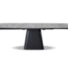 TAVOLO ALLUNGABILE JARRETT 160(240)X90X75 PIANO GRIGIO LUCIDO
