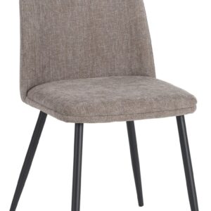 SEDIA TRACY IN TESSUTO COLOR TORTORA DIM. 57X45X84CM