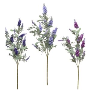 Lavanda su stelo in poliestere colori assortiti