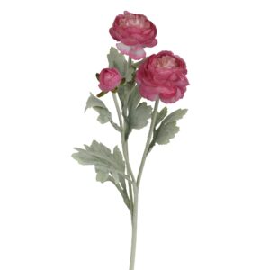 Peonia spray su stelo in plastica