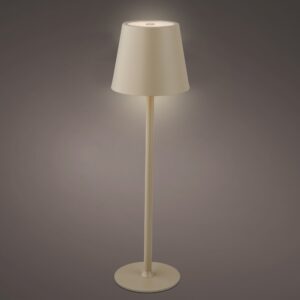 Lampada da tavolo LED ricaricabile metallo luce fissa interno
