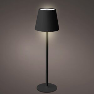 Lampada da tavolo LED ricaricabile metallo luce fissa interno