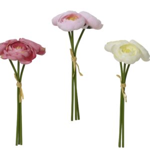 Bouquet di ranuncoli su stelo colori assortiti