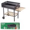 Barbecue rett.con ripiani cm.126X56X92H