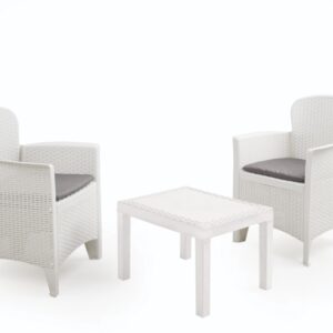 Set da giardino akita bianco