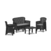 Set salottino jungle antracite