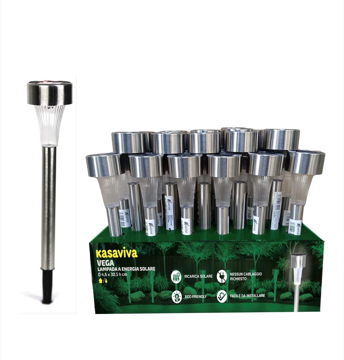 Lampada solare vega cm.4x30h