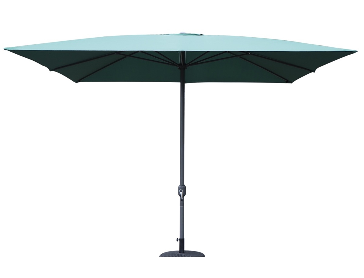 Ombrellone giardino quadr.verde mt.3X3