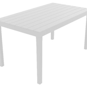 Tavolo sumatra bianco138x80x72