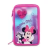 Astuccio 3 zip minnie chic touch