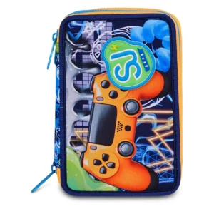 Astuccio 3 zip sj gang joytful pins boy