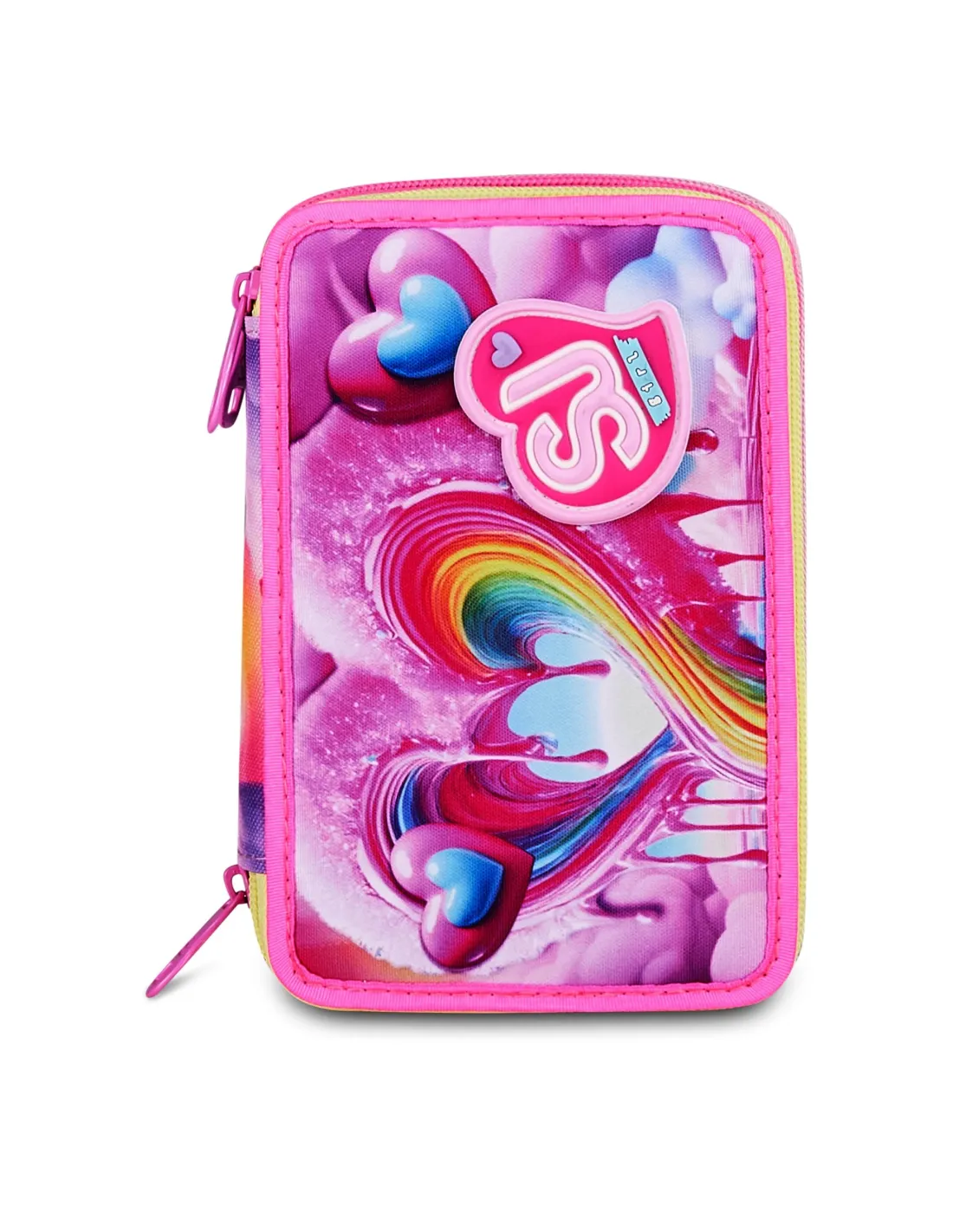 Astuccio 3 zip sj gang joyfull pins girl