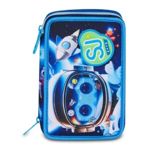 Astuccio 3 zip sj gang space led boy