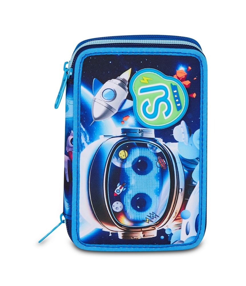 Astuccio 3 zip sj gang space led boy