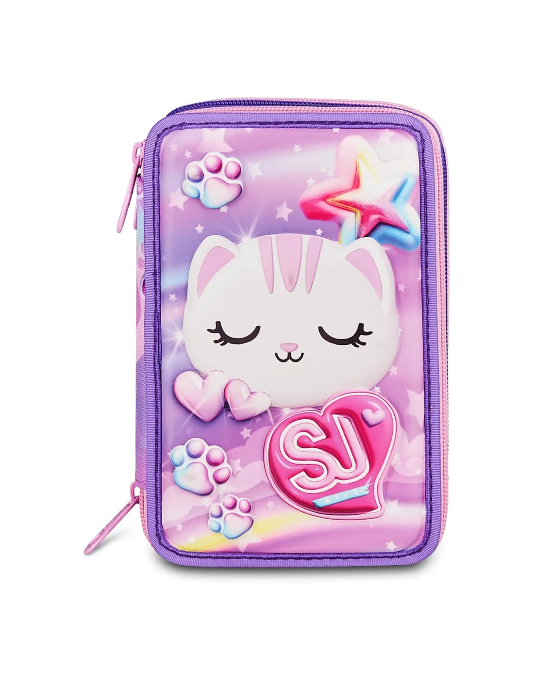 Astuccio 3zip. 3d sj gang glowcat